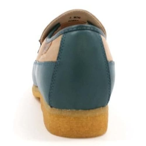 British Walkers Power Men's Tan And Blue Suede Crepe Sole Slip Ons Shoes by British Walkers – Don't Panic Shoes
