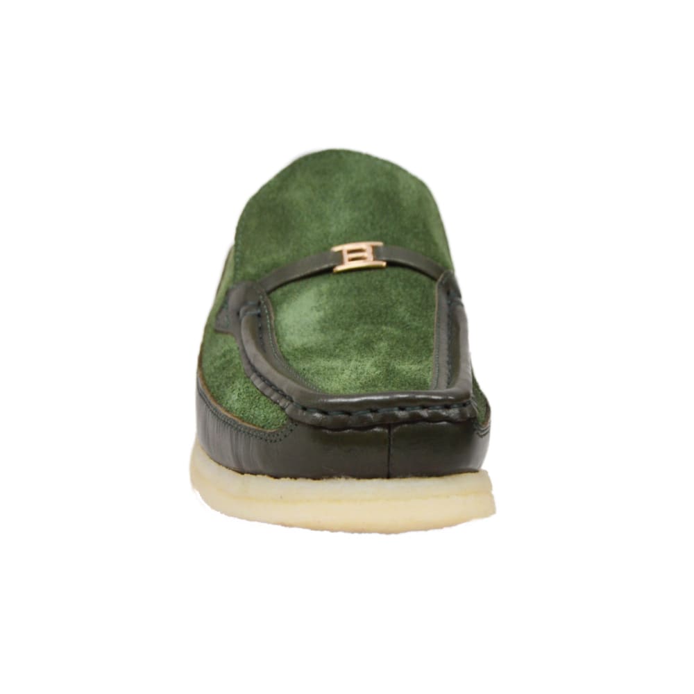 BritiSh Walkers Power Plus – Leather & Suede Men’s Crepe Sole Slip - On | Handcrafted Mixed - Material Comfort With Classic Heritage Style Shoes by British Walkers – Don't Panic Shoes