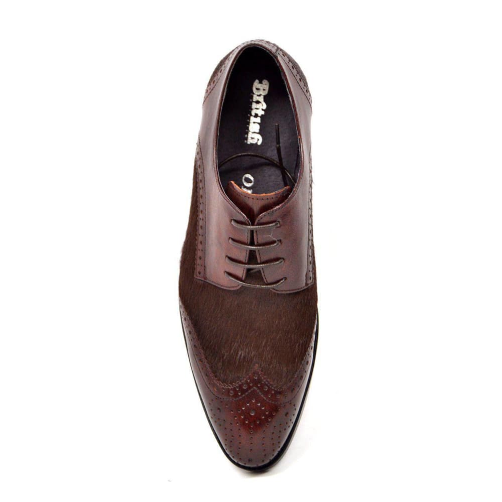 British Walkers President Men's Leather And Pony Skin Oxfords Shoes by British Walkers – Don't Panic Shoes