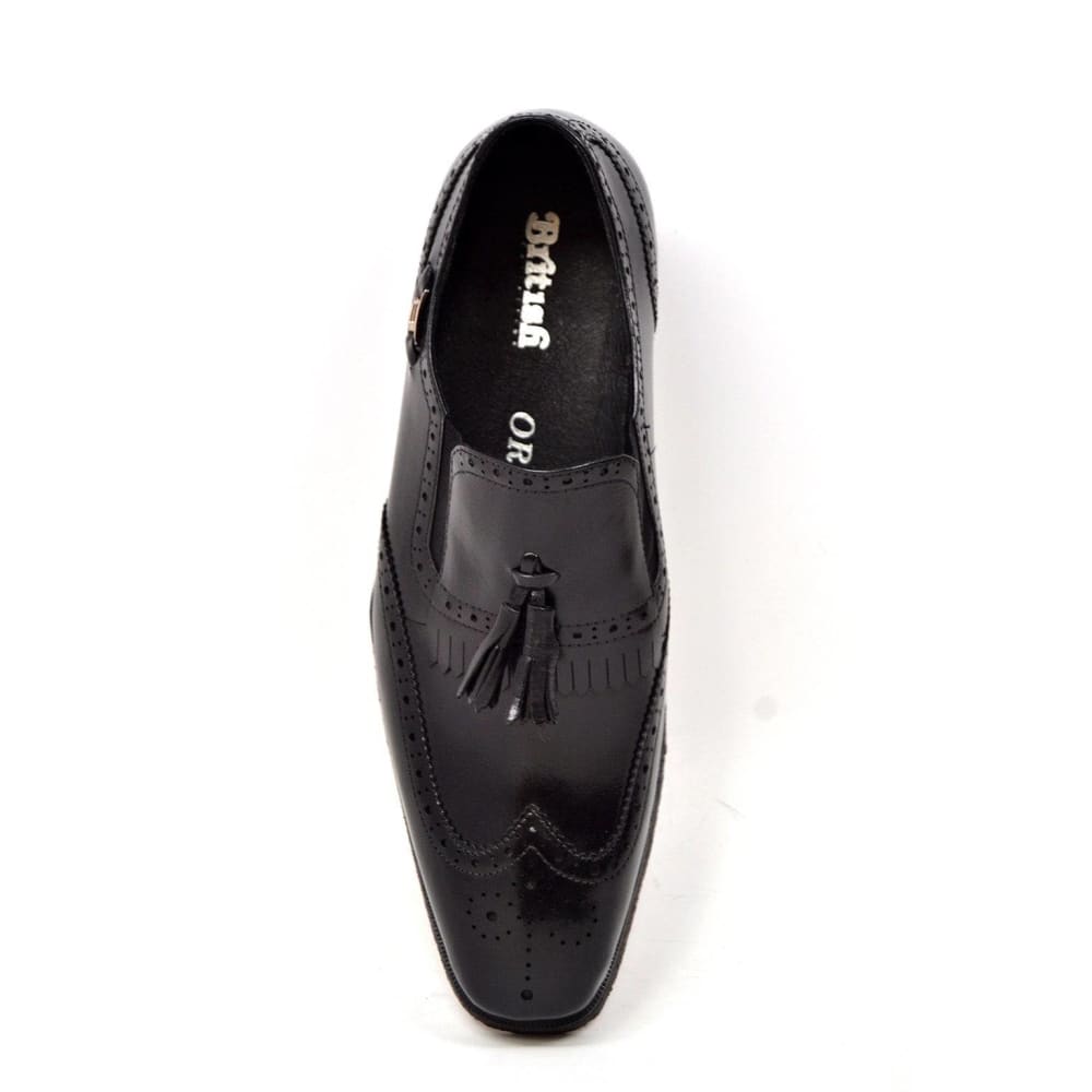 British Walkers Rick Men's Dapper Leather Slip On Dress Shoes Shoes by British Walkers – Don't Panic Shoes