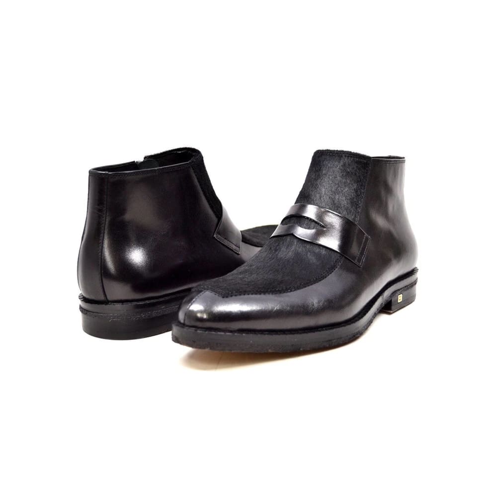 British Walkers Shick Men's Unique Leather And Pony Skin Boots Shoes by British Walkers – Don't Panic Shoes