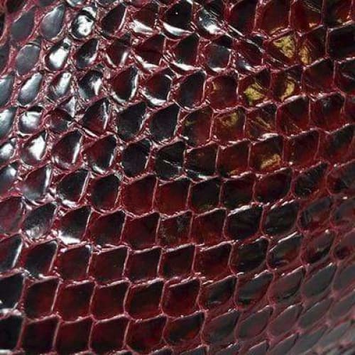 British Walkers Soho Men’s Burgundy Snake Skin Custom Made