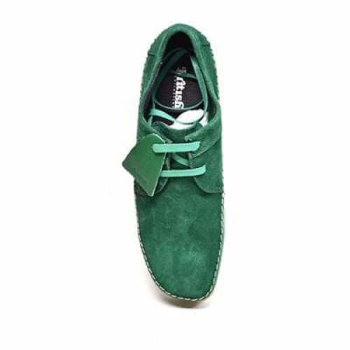 British Walkers Somerset Low Top Style Men's Dark Green Suede Crepe Sole Shoes by British Walkers – Don't Panic Shoes