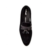 Thumbnail for British Walkers Space Men’s Black Leather Loafers