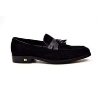 Thumbnail for British Walkers Space Men’s Black Leather Loafers
