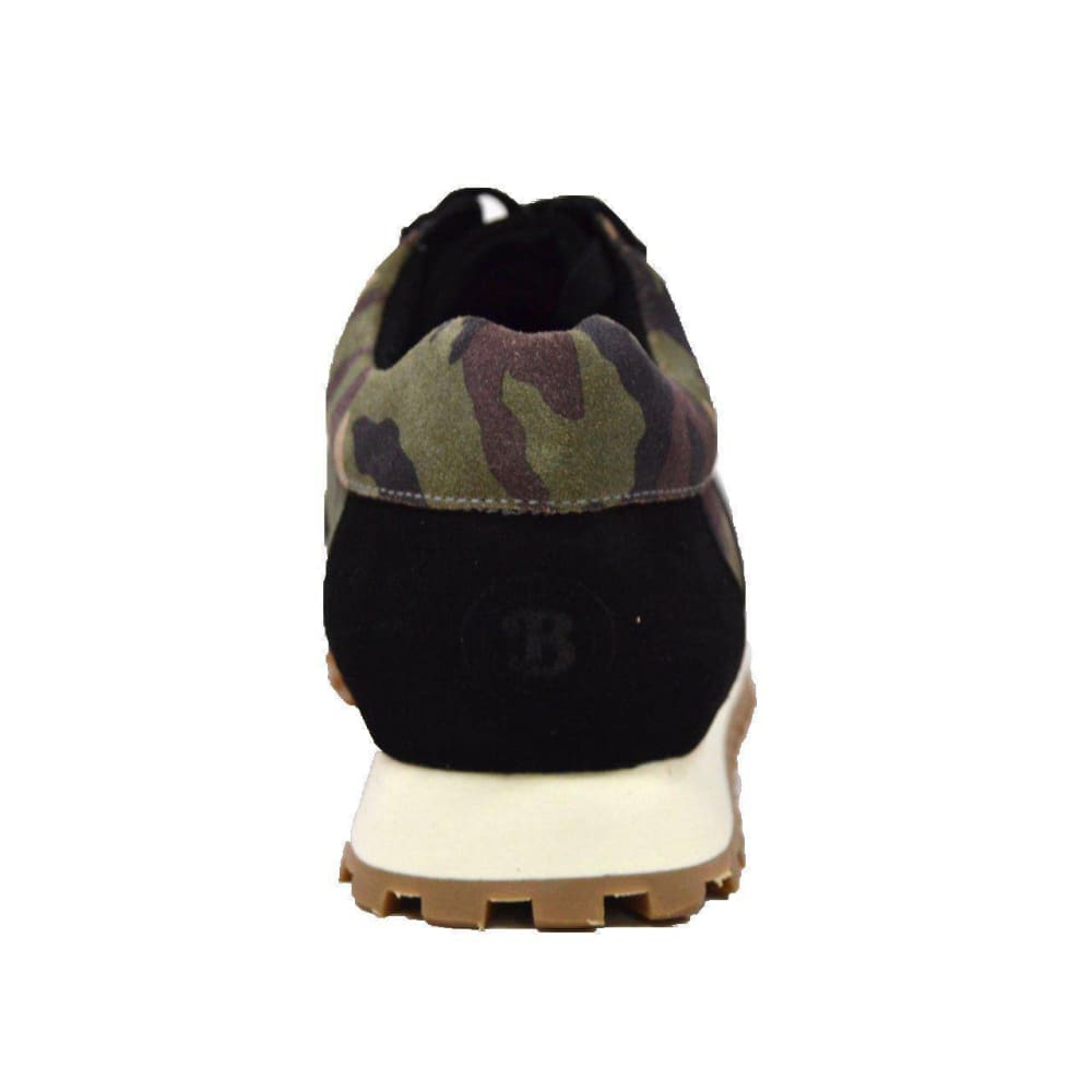 British Walkers Surrey Men's Black Camo Low Top Sneakers Shoes by British Walkers – Don't Panic Shoes