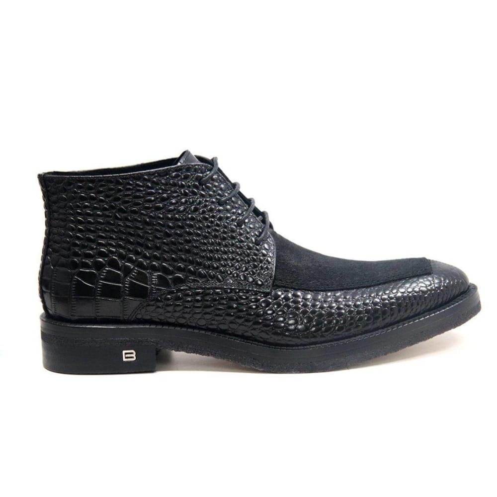 British Walkers Unique Men's Leather And Pony Skin High Top Boots Shoes by British Walkers – Don't Panic Shoes