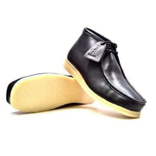 BritiSh Walkers Walker 100 – Black Leather Men’s Chukka Boot | Timeless Full - Leather Craft With Classic British Style Shoes by British Walkers – Don't Panic Shoes