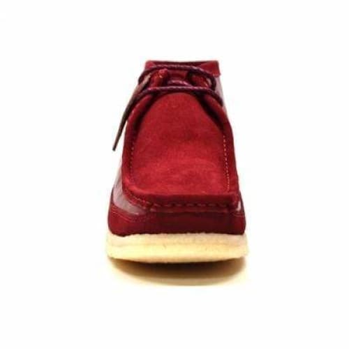 BritiSh Walkers Walker 100 – Burgundy Suede & Leather Men’s Chukka Boot | Deep Two - Texture Craft With Confident British Luxe Style Shoes by British Walkers – Don't Panic Shoes