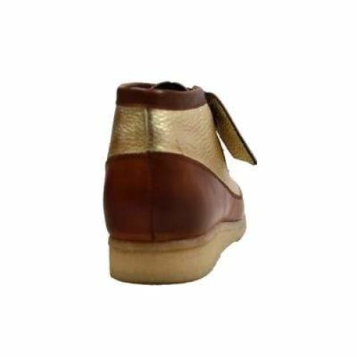 BritiSh Walkers Walker 100 – Cognac & Gold Leather Men’s Chukka Boot | Prestige Two - Tone Craft With Gilded British Style Shoes by British Walkers – Don't Panic Shoes