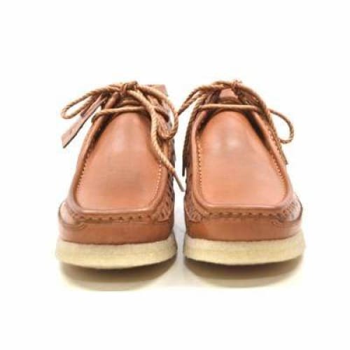 BritiSh Walkers Walker 100 – Cognac Ostrich Leather Men’s Chukka Boot | Exotic Craft With Heritage Prestige Style Shoes by British Walkers – Don't Panic Shoes