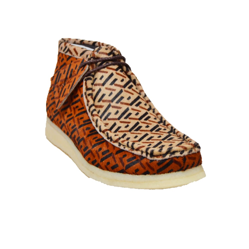 BritiSh Walkers Walker 100 Fur Men’s Special Edition Leather & Fur Chukka Boots – Handcrafted Winter Luxury With Bold Vintage Elegance Shoes by British Walkers – Don't Panic Shoes