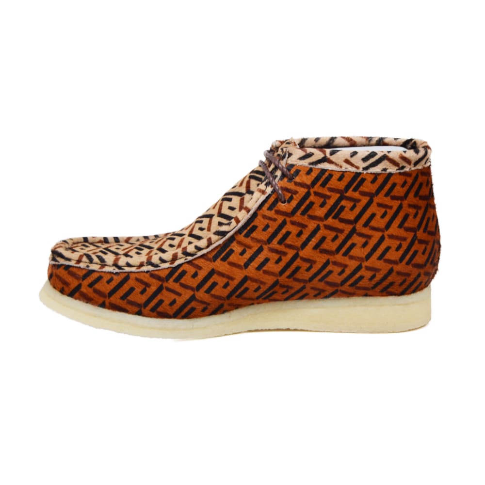 BritiSh Walkers Walker 100 Fur Men’s Special Edition Leather & Fur Chukka Boots – Handcrafted Winter Luxury With Bold Vintage Elegance Shoes by British Walkers – Don't Panic Shoes