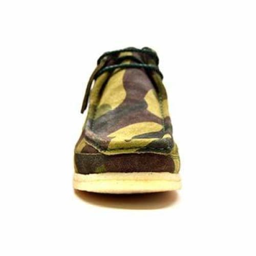 BritiSh Walkers Walker 100 – Green Camo Leather & Suede Men’s Chukka Boot | Urban Combat - Inspired Craft With British Luxe Precision Shoes by British Walkers – Don't Panic Shoes