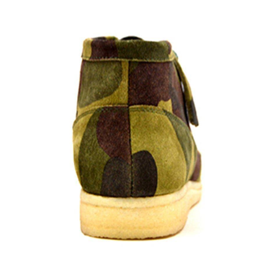 British Walkers Walker 100 Men's Green Camo Leather And Suede High Tops Chukka Boots Shoes by British Walkers – Don't Panic Shoes
