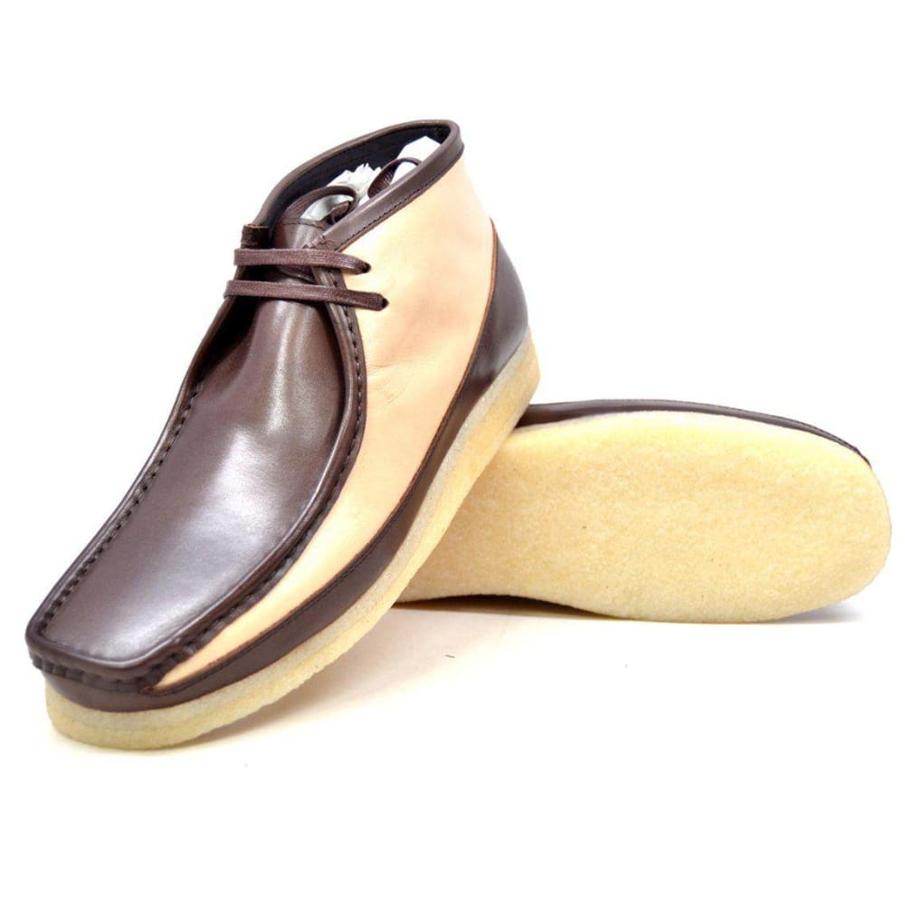 British Walkers Walker 100 Men's Two Tone Leather Limited Edition Chukka Boots Shoes by British Walkers – Don't Panic Shoes