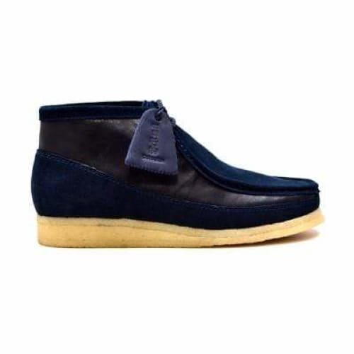 BritiSh Walkers Walker 100 – Navy Suede & Leather Men’s Chukka Boot | Modern Mixed - Material Craft With Classic British Cool Shoes by British Walkers – Don't Panic Shoes