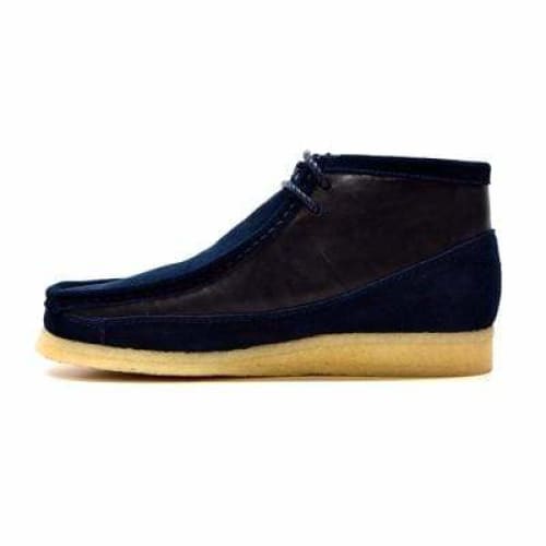 BritiSh Walkers Walker 100 – Navy Suede & Leather Men’s Chukka Boot | Modern Mixed - Material Craft With Classic British Cool Shoes by British Walkers – Don't Panic Shoes