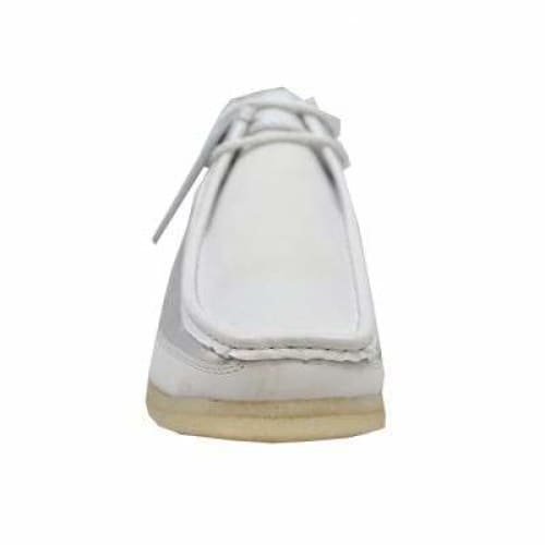 BritiSh Walkers Walker 100 – White & Silver Leather Men’s Chukka Boot | Clean Two - Tone Craft With Refined Urban Style Shoes by British Walkers – Don't Panic Shoes