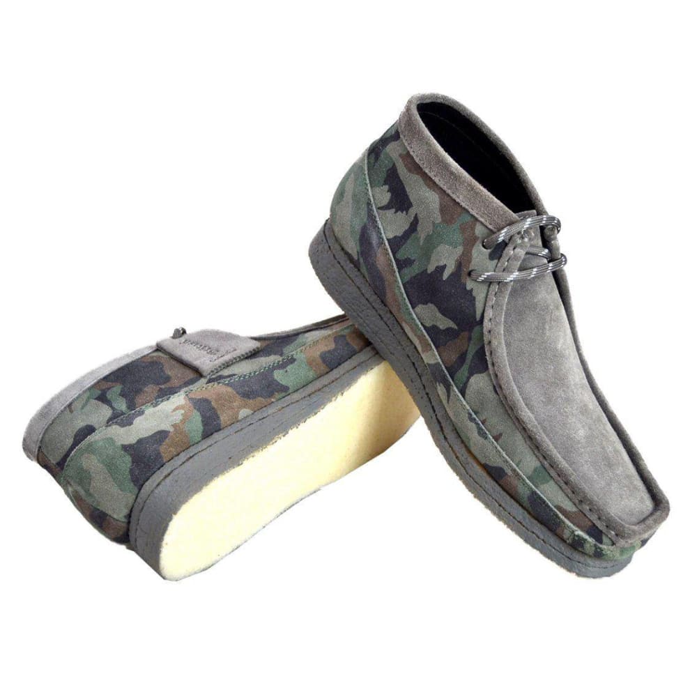 British Walkers Walker 200's Men's Camo Leather And Suede Chukka Boots Shoes by British Walkers – Don't Panic Shoes