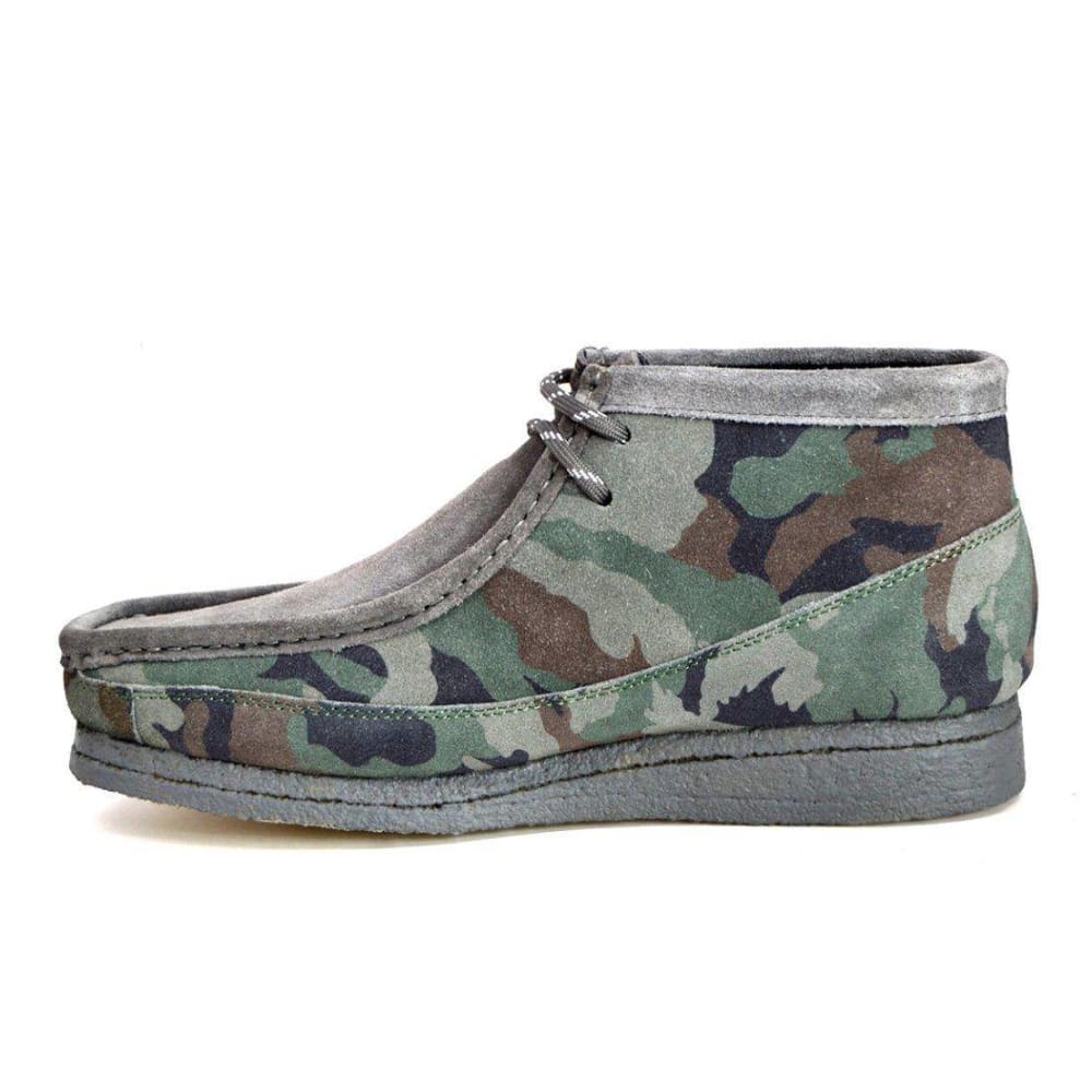 British Walkers Walker 200's Men's Camo Leather And Suede Chukka Boots Shoes by British Walkers – Don't Panic Shoes