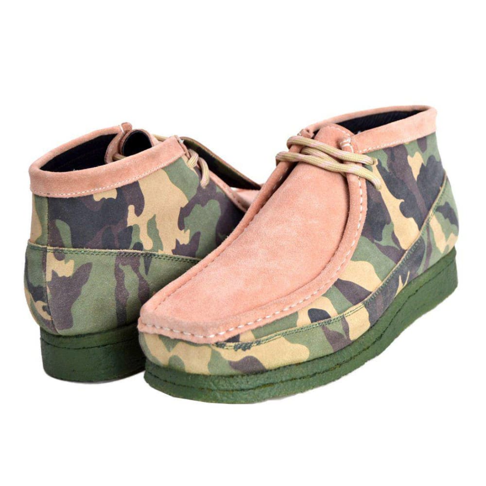 British Walkers Walker 200's Men's Camo Leather And Suede Chukka Boots Shoes by British Walkers – Don't Panic Shoes
