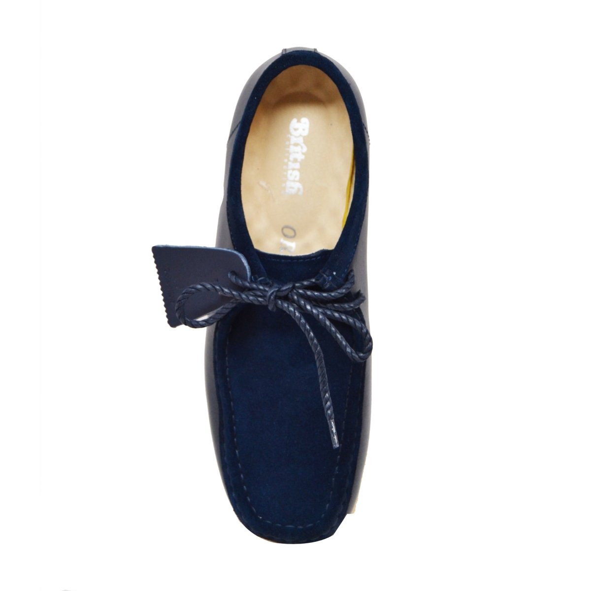 BritiSh Walkers Walker – Men’s Low - Top Crepe Sole Shoe | Classic Heritage Craft With Clean Modern Style Three Quarters by British Walkers – Don't Panic Shoes