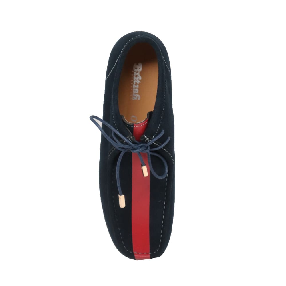 BritiSh Walkers Walker Stripe Men’s Striped Suede Limited Edition Chukka Boots – Handcrafted Statement Piece Of Retro British Luxury Shoes by British Walkers – Don't Panic Shoes