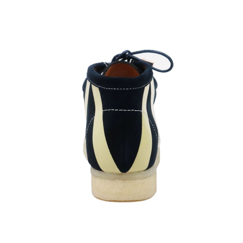 BritiSh Walkers Walker Stripe Men’s Striped Suede Limited Edition Chukka Boots – Handcrafted Statement Piece Of Retro British Luxury Shoes by British Walkers – Don't Panic Shoes