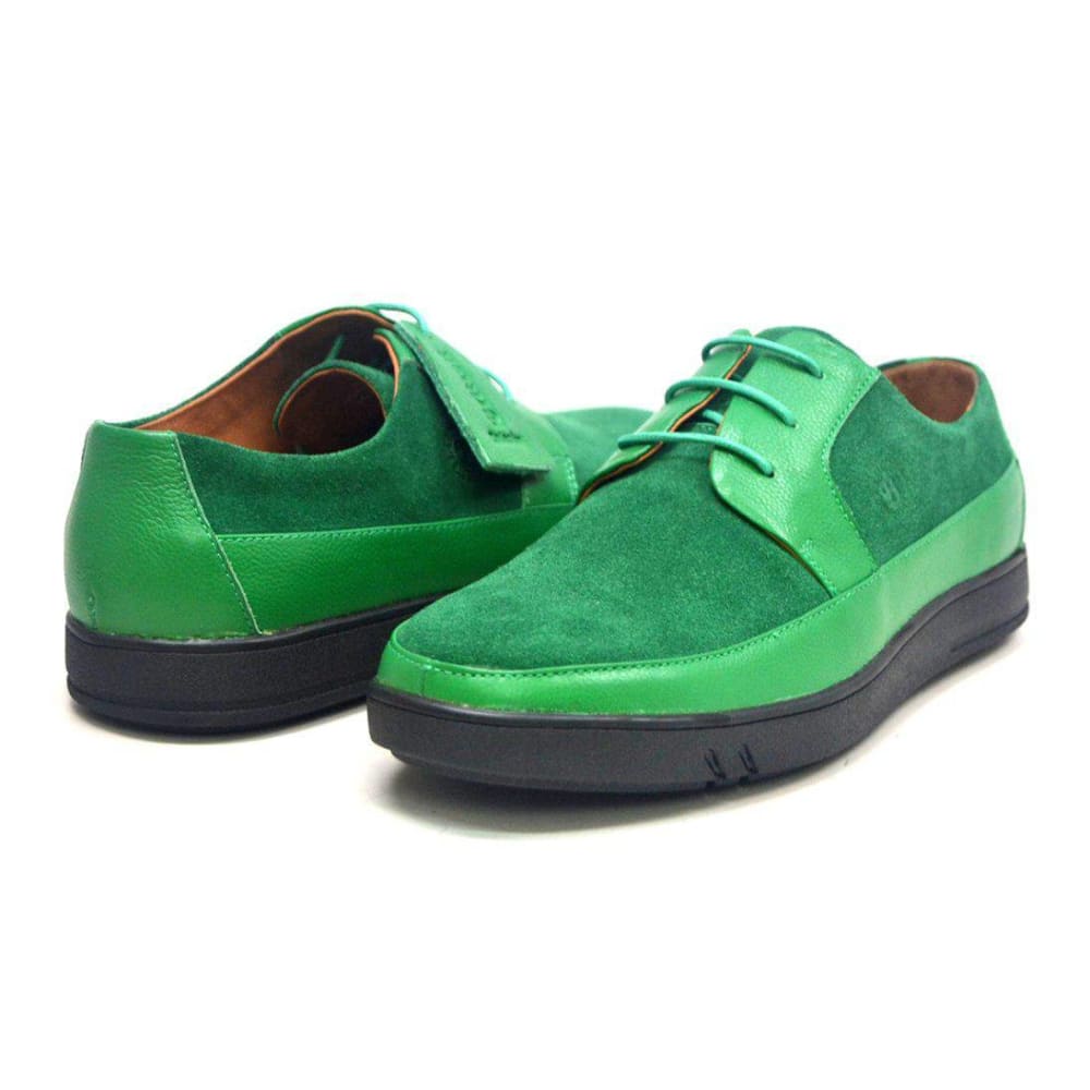 British Walkers Westminster Bally Style Men's Leather And Suede Low Top Sneakers Shoes by British Walkers – Don't Panic Shoes