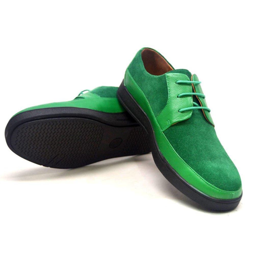 British Walkers Westminster Bally Style Men's Leather And Suede Low Top Sneakers Shoes by British Walkers – Don't Panic Shoes