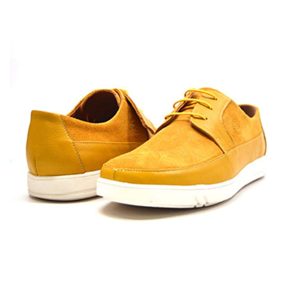 British Walkers Westminster Bally Style Men's Leather And Suede White Sole Low Top Sneakers Shoes by British Walkers – Don't Panic Shoes