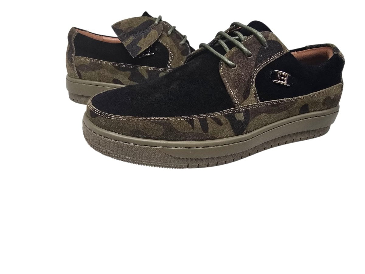 BritiSh Walkers Westminster— Men’s Luxury 80s Retro Bally - Inspired Low Top Sneakers | Handcrafted Vintage Masterpiece Lace Up by British Walker – Don't Panic Shoes