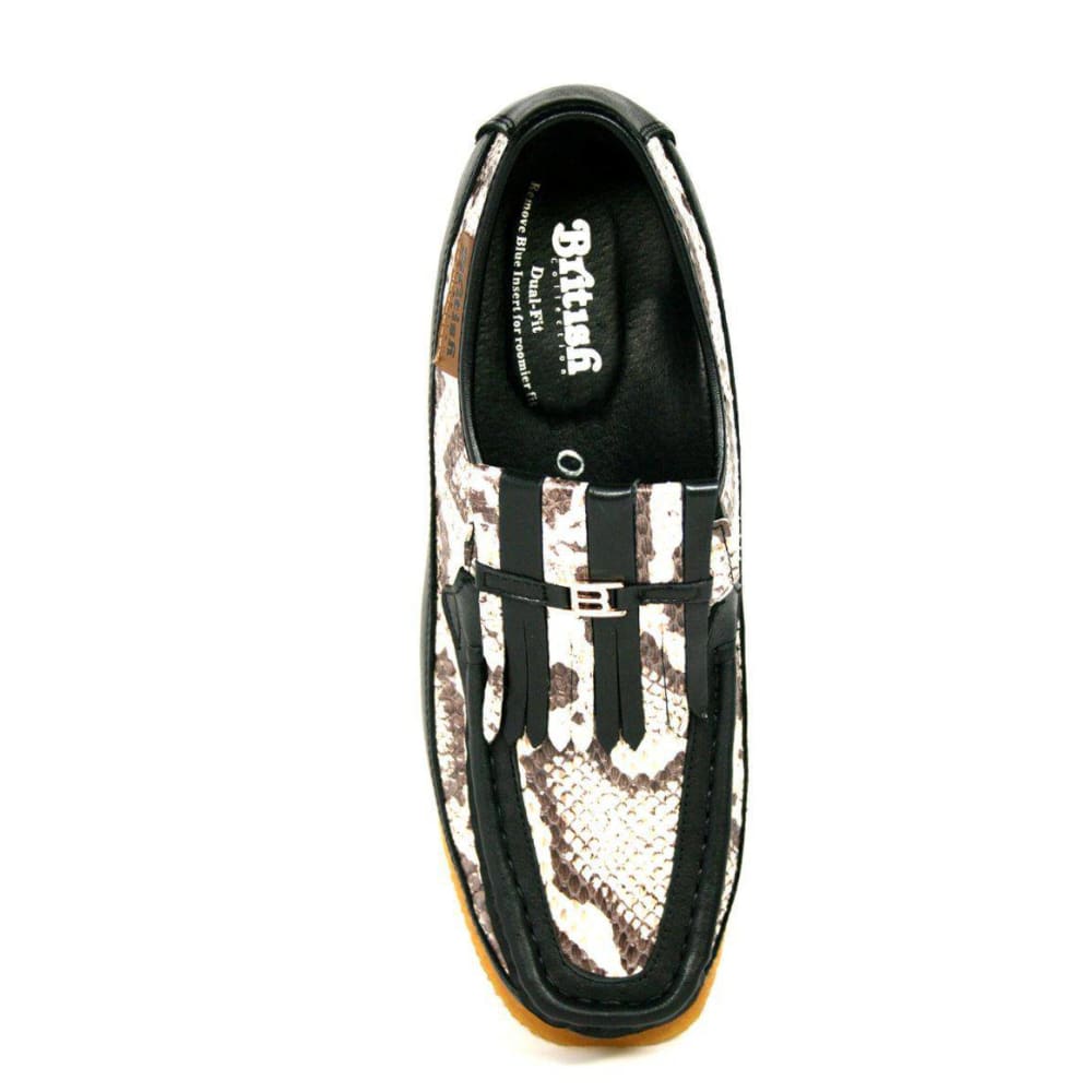 British Walkers Windsor Black Python Skin And Leather Custom Shoes Shoes by British Walkers – Don't Panic Shoes