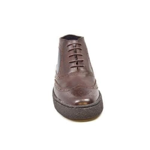 British Walkers Wingtip Men's Two Tone Brown And Navy Leather Shoes by British Walkers – Don't Panic Shoes