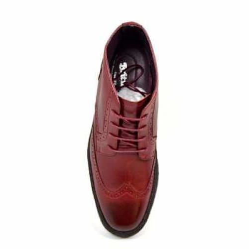 British Walkers Wingtip Men's Wine Red Leather Shoes by British Walkers – Don't Panic Shoes