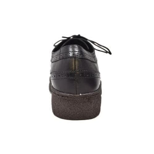 British Walkers Wingtip Oxfords Men's Black Leather Low Tops Shoes by British Walkers – Don't Panic Shoes