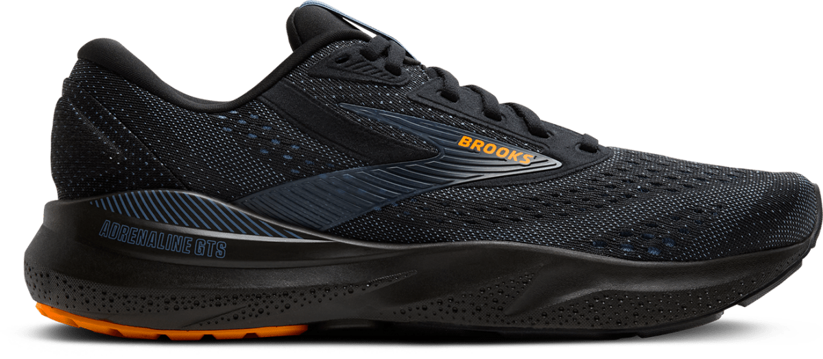 BrookS Adrenaline Gts 24 Men’s Black Country Blue Orange Stability Running Shoe 1104371d076 Footwear by Brooks – Don't Panic Shoes