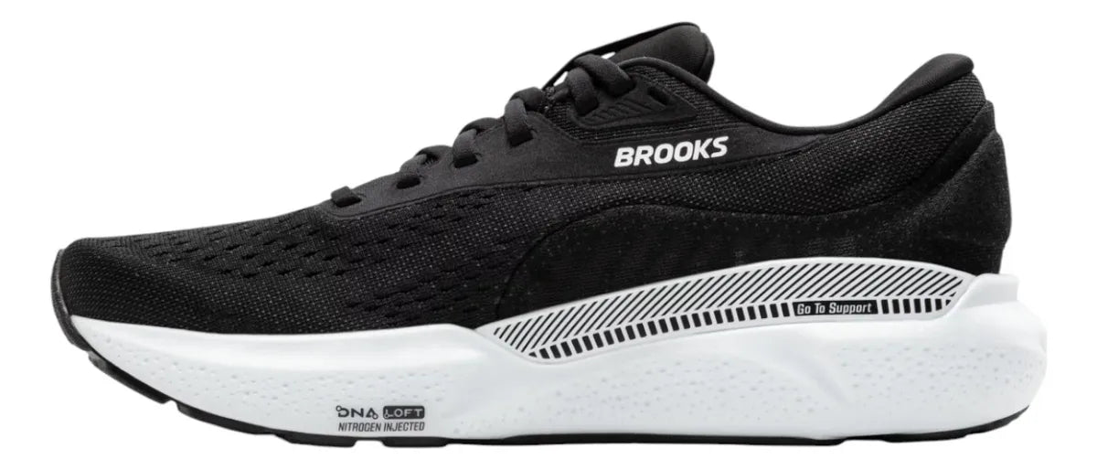 Brooks Adrenaline Gts 24 Men's Black White Athletic Running Shoe Stability 1104371d087 Footwear by Brooks – Don't Panic Shoes