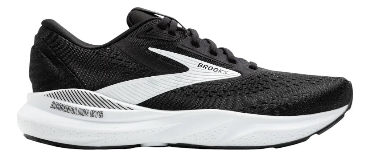 Brooks Adrenaline Gts 24 Men's Black White Athletic Running Shoe Stability 1104371d087 Footwear by Brooks – Don't Panic Shoes