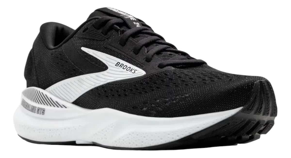 Brooks Adrenaline Gts 24 Men's Black White Athletic Running Shoe Stability 1104371d087 Footwear by Brooks – Don't Panic Shoes