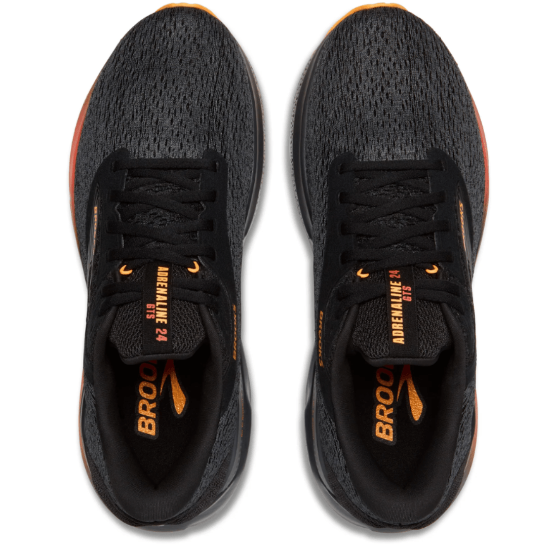 BrookS Adrenaline Gts 24 Stability Running Shoe Men’s Black Ebony Burnt Sienna 1104371d066 Footwear by Brooks – Don't Panic Shoes