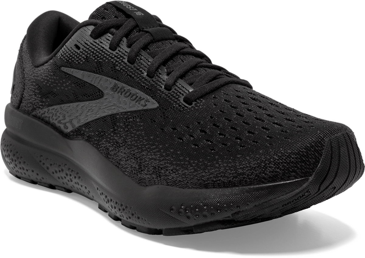 BrookS Ghost 16 Men’s Black Ebony 1104181d020 Running Shoes Neutral Cushion Footwear by Brooks – Don't Panic Shoes