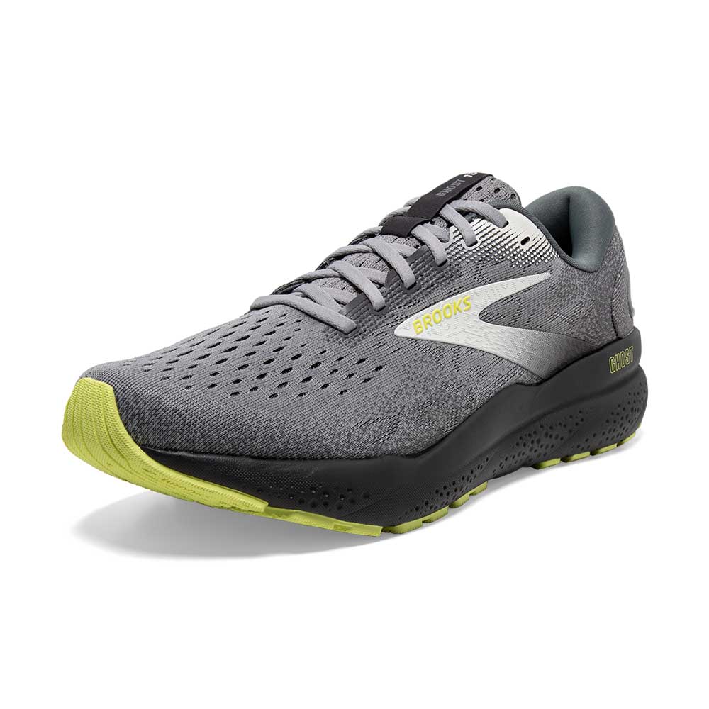 BrookS Ghost 16 Men’s Primer Grey Lime Neutral Road Running Shoe Cushioning 1104181d040 Footwear by Brooks – Don't Panic Shoes