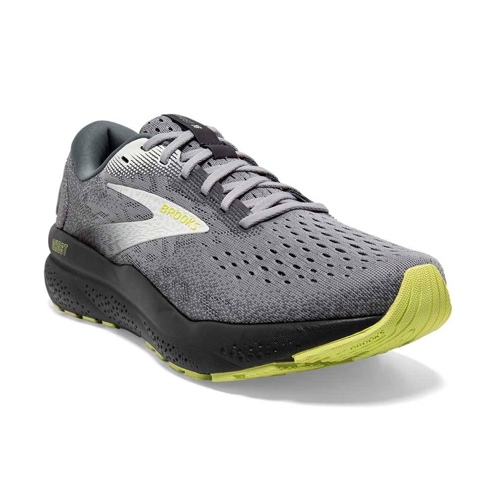 BrookS Ghost 16 Men’s Primer Grey Lime Neutral Road Running Shoe Cushioning 1104181d040 Footwear by Brooks – Don't Panic Shoes