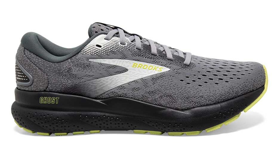 BrookS Ghost 16 Men’s Primer Grey Lime Neutral Road Running Shoe Cushioning 1104181d040 Footwear by Brooks – Don't Panic Shoes