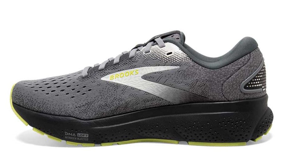 BrookS Ghost 16 Men’s Primer Grey Lime Neutral Road Running Shoe Cushioning 1104181d040 Footwear by Brooks – Don't Panic Shoes