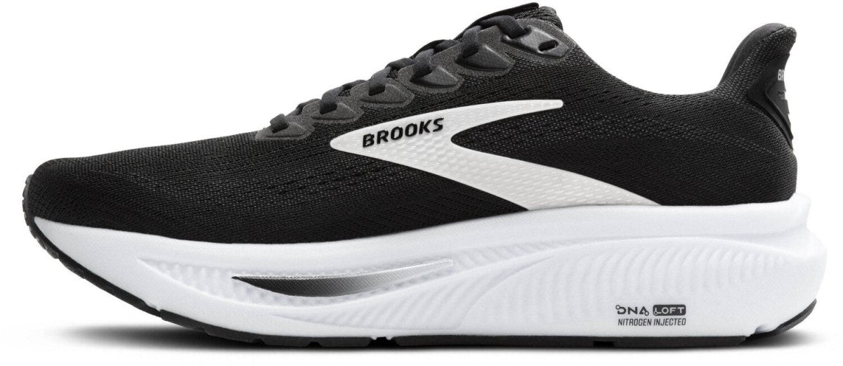 BrookS Ghost 17 Men’s Black Grey White Neutral Cushion Running Shoes 1104421d090 Footwear by Brooks – Don't Panic Shoes