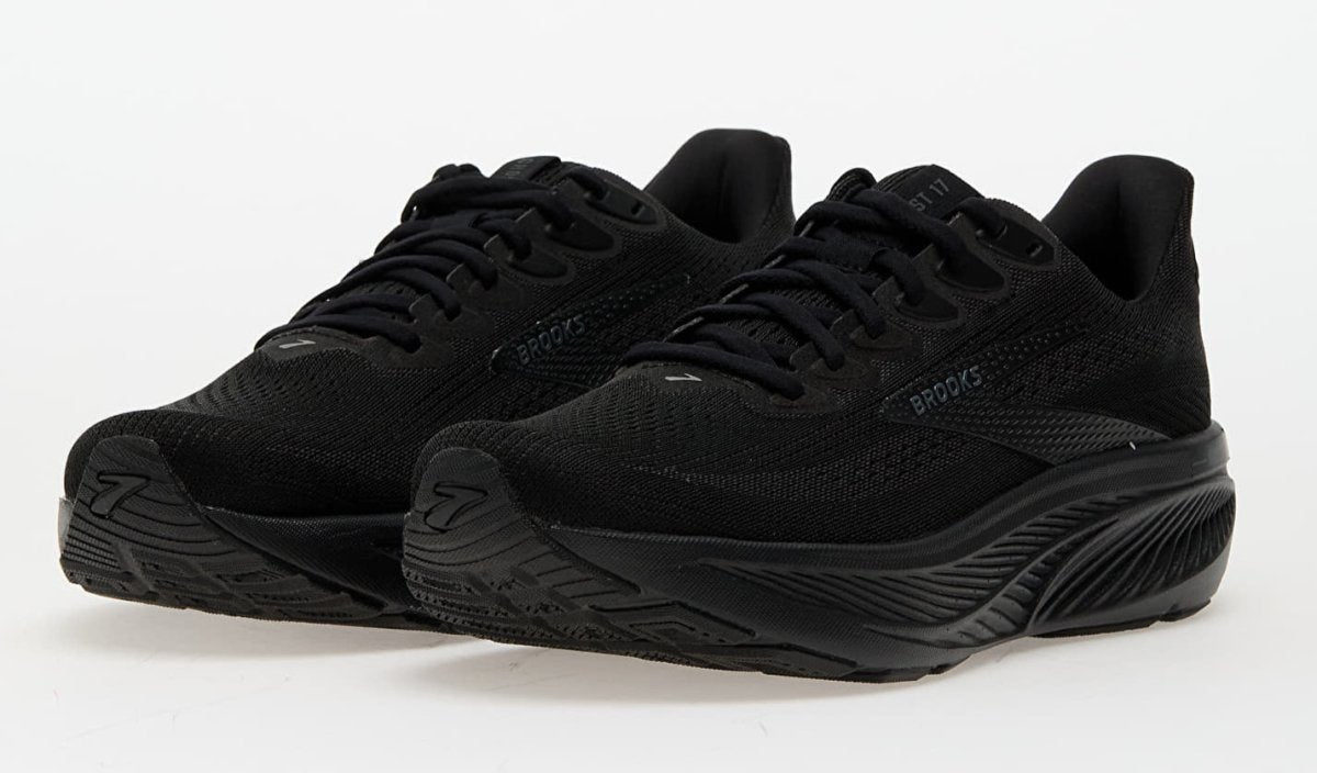 BrookS Ghost 17 Men’s Performance Road Running Shoes Black Black Ebony 1104421d020 Footwear by Brooks – Don't Panic Shoes