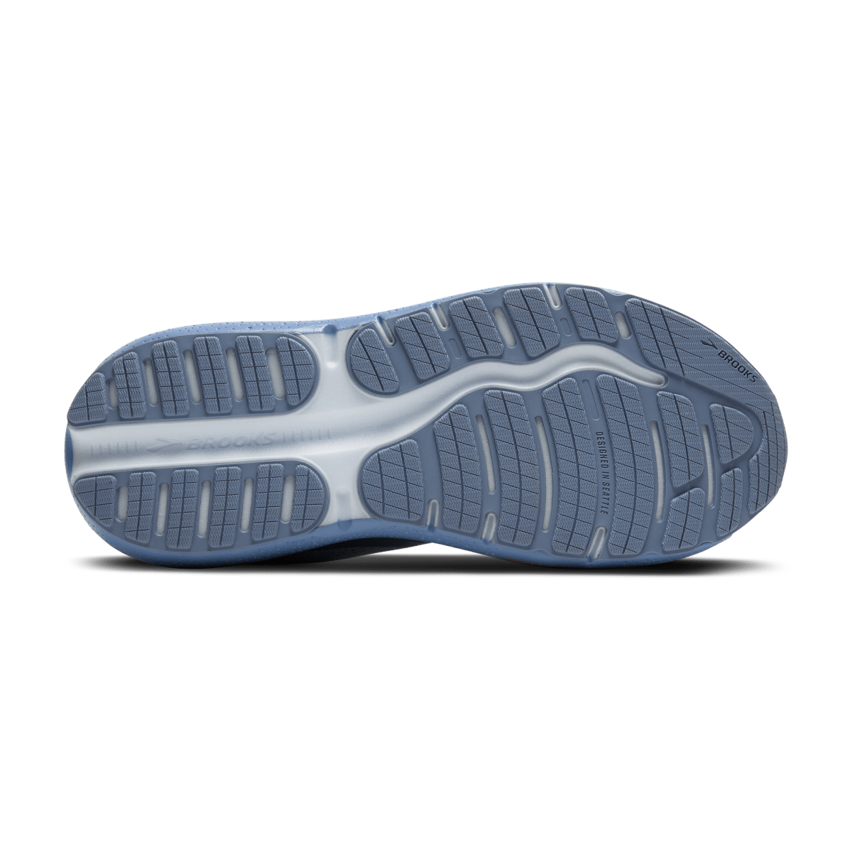 BrookS Ghost Max 2 Running Shoes Men’s Neutral Cushioning Oyster Mushroom Blue Orange 1104311d119 Footwear by Brooks – Don't Panic Shoes